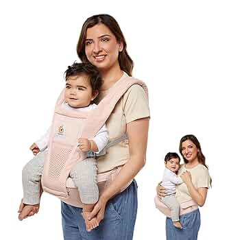 ergobaby Alta 抱っこ紐 Pearl Grey Ergobaby Alta Hip Seat Baby Carrier– SoftFlex Mesh: Pearl Grey
